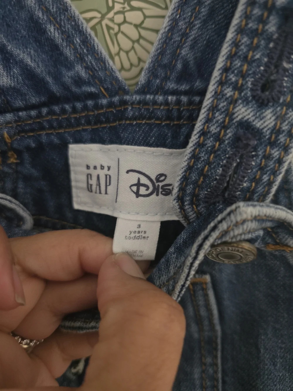 BabyGap × Disney Minnie Mouse Denim Overalls